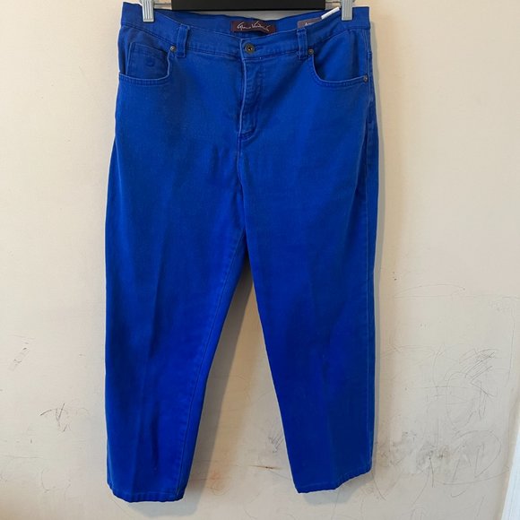 GLORIA VANDERBILT | Women's Amanda Jeans Blue Size 12 P - Picture 1 of 13